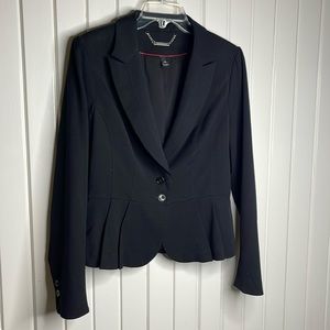 Women’s White House Black Market black suit jacket